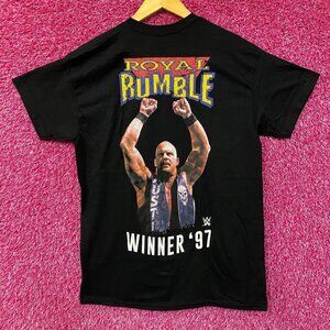 WWE Stone Cold Royal Rumble Winner 97 T-Shirt Medium